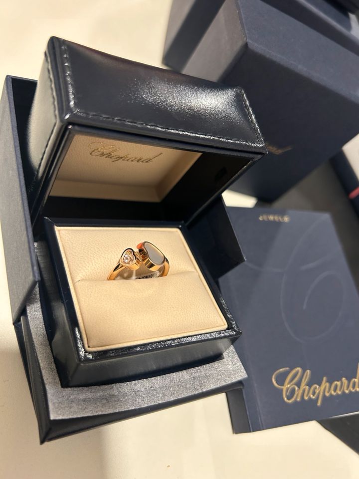 Chopard Happy Hearts 54/55 18k gold diamond Perlmutt